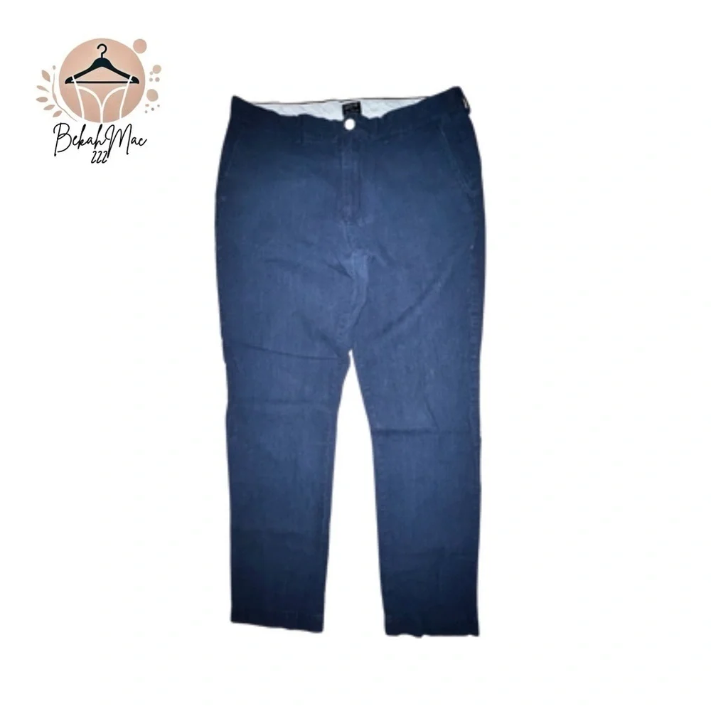 J.Crew The Sutton Fit Pants – Navy Blue Chinos, Size 34x32
